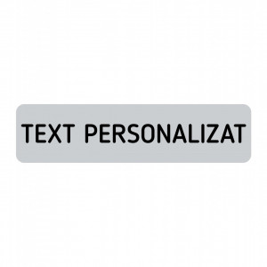 ABS165 Placa ABS 20x5 cm Personalizata (TEXT PERSONALIZAT)