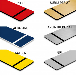 ABS187 Placa ABS Personalizata 20X30 CM (ORAR FUNCTIONARE) - Img 2