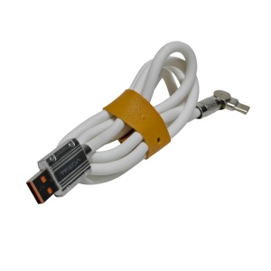 Cablu Premium TREQA USB la USB Type-C – 120W, Silicon Industrial, Mufă Rotativă 180° (1m)
