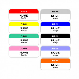 EC11 Ecuson Personalizat metalic 2.5x7cm cu sistem de prindere - Img 6