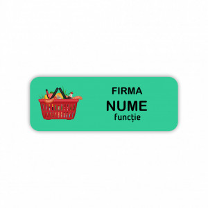 EC16 Ecuson Personalizat metalic 2.5x7cm cu sistem de prindere - Img 3