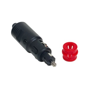 Mufa Bricheta Auto Tata Universala slim 2 in 1 – Demontabila, cu Adaptor Rosu Detasabil (12V - 24V)