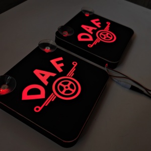 Set Embleme PLACI LED Dinamice, interior, D (2), 18x18 cm - Img 8