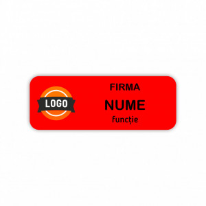 EC13 Ecuson Personalizat metalic 2.5x7cm cu sistem de prindere - Img 4