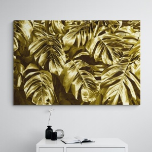 (GOLD0081) Tablou Canvas Black & Gold