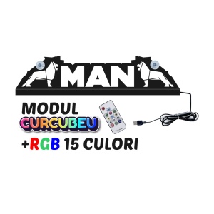 Placa Led Camion/Autoutilitara Contur-Rainbow (Curcubeu) MAN
