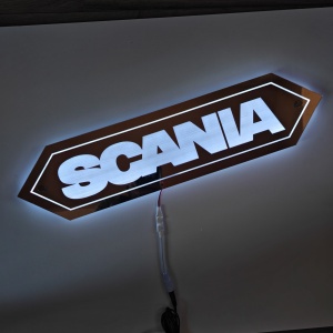Placa Luminoasa Oglinda Interior SCANIA 58x14 cm - Img 8