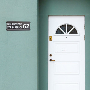 Placa luminoasa pentru curte sau casa cu nr si strada - Img 5