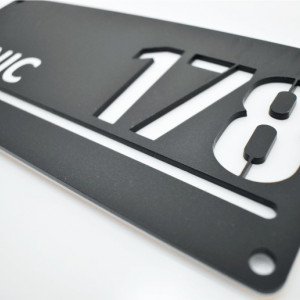 Placa personalizata cu numarul pentru casa 3D LUX maxi - Img 2