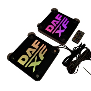 Set Embleme LED Interior D XF – Modul Curcubeu, 15 Culori, 200 efecte dinamice, USB