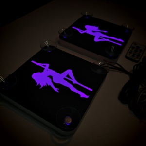 Set Embleme LED Interior FATA LA BARA – Modul Curcubeu, 15 Culori, 200 efecte dinamice, USB - Img 6