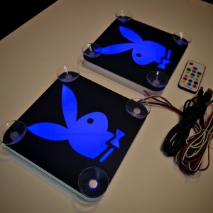 Set Embleme LED Interior PLAYBOY – Modul Curcubeu, 15 Culori, 200 efecte dinamice, USB - Img 7
