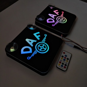 Set Embleme PLACI LED Dinamice, interior, D (2), 18x18 cm - Img 9