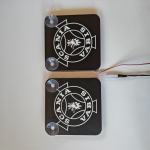 Set Embleme PLACI LED Dinamice, interior, SCANIA VABIS , 18x18 cm - Img 11