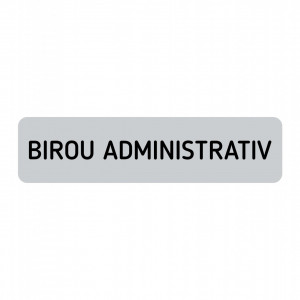 ABS161 Placa ABS 20x5 cm Personalizata (BIROU ADMINISTRATIV)