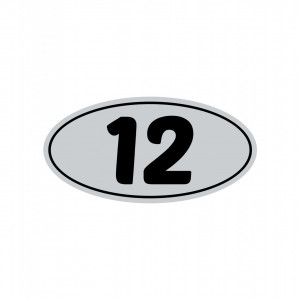 ABS167 Placa ABS Personalizata numar apartament (TEXT PERSONALIZAT)