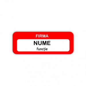 EC12 Ecuson Personalizat metalic 2.5x7cm cu sistem de prindere - Img 2