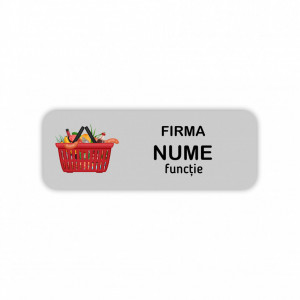 EC16 Ecuson Personalizat metalic 2.5x7cm cu sistem de prindere - Img 5
