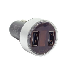 Incarcator Auto 2xUSB 3.1A cu Voltmetru Digital Integrat (12V - 24V)