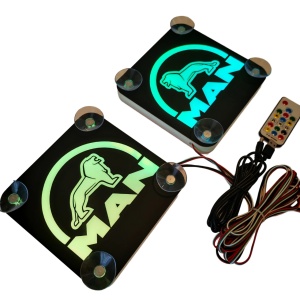 Set Embleme LED Interior MAN – Modul Curcubeu, 15 Culori, 200 efecte dinamice, USB