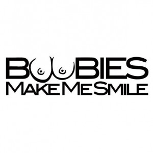 Sticker Abtibild autocolant *BOOBIES*