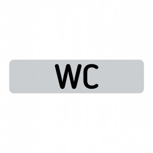 ABS147 Placa ABS 20x5 cm Personalizata (WC)