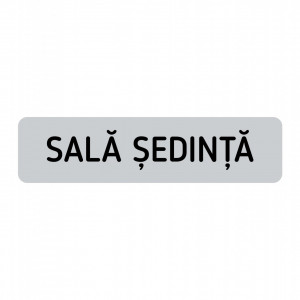ABS152 Placa ABS 20x5 cm Personalizata (SALA SEDINTA)