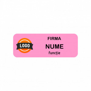 EC13 Ecuson Personalizat metalic 2.5x7cm cu sistem de prindere - Img 6