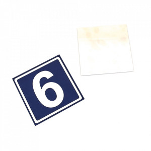 Placa Numar Casa 10x10 cm, Tabla Aluminiu - Img 2