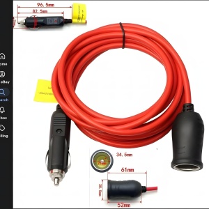 Prelungitor Profesional Bricheta Auto 3.6m – Rezistent la 15A / 180W (12V - 24V) - Img 2