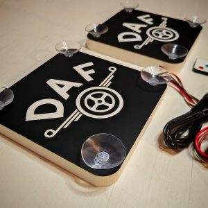 Set Embleme LED Interior Camion D – Modul Curcubeu, 15 Culori, 200 efecte dinamice, USB - Img 4