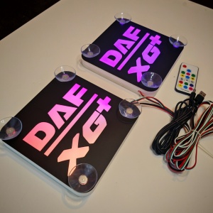 Set Embleme LED Interior D XG+ – Modul Curcubeu, 15 Culori, 200 efecte dinamice, USB - Img 2