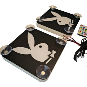 Set Embleme LED Interior PLAYBOY – Modul Curcubeu, 15 Culori, 200 efecte dinamice, USB - Img 2