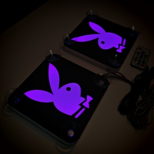 Set Embleme LED Interior PLAYBOY – Modul Curcubeu, 15 Culori, 200 efecte dinamice, USB - Img 11