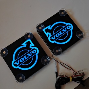 Set Embleme PLACI LED Dinamice, interior, VOLVO 18x18 cm - Img 10