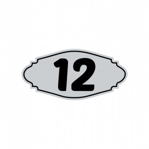 ABS173 Placa ABS Personalizata numar apartament (TEXT PERSONALIZAT)
