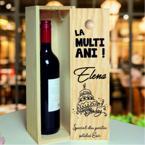 Cutie de Vin Aniversara La Multi Ani pentru Ocazi speciale - Img 2
