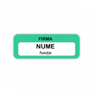 EC12 Ecuson Personalizat metalic 2.5x7cm cu sistem de prindere - Img 4