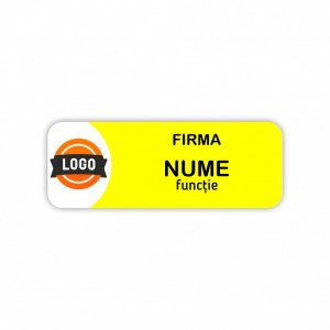 EC15 Ecuson Personalizat metalic 2.5x7cm cu sistem de prindere - Img 3