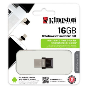 Memorie USB MicroDuo 3.0 16 gb Kingston OTG - Img 2