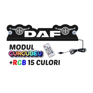 Placa Led Camion/Autoutilitara Contur-Rainbow (Curcubeu)