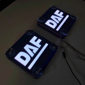 Set Embleme caseta LED Dinamice, interior, D, 18x18 cm - Img 3