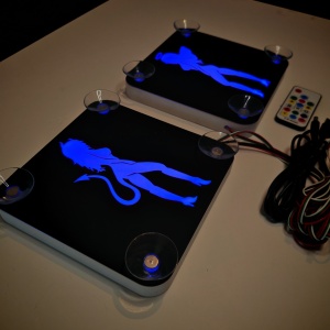 Set Embleme LED Interior INGER & DRACUSOR – Modul Curcubeu, 15 Culori, 200 efecte dinamice, USB - Img 7
