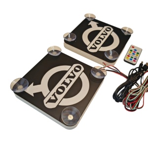 Set Embleme LED Interior VOLVO – Modul Curcubeu, 15 Culori, 200 efecte dinamice, USB - Img 2