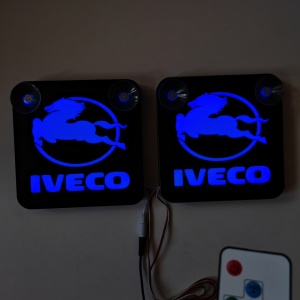 Set Embleme / PLACI LED Dinamice, interior, IVECO , 18x18 cm - Img 4
