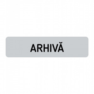 ABS138 Placa ABS 20x5 cm Personalizata (ARHIVA)