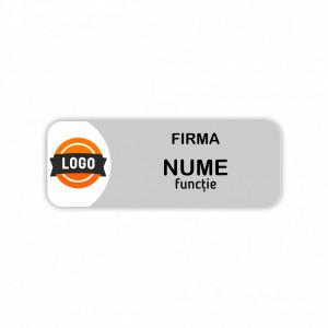 EC15 Ecuson Personalizat metalic 2.5x7cm cu sistem de prindere - Img 4