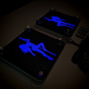 Set Embleme LED Interior FATA LA BARA – Modul Curcubeu, 15 Culori, 200 efecte dinamice, USB - Img 4