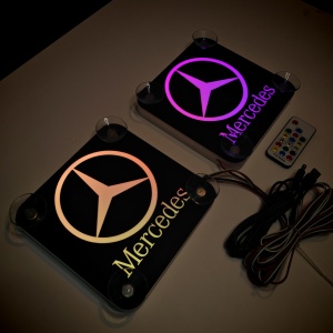 Set Embleme LED Interior MERCEDES – Modul Curcubeu, 15 Culori, 200 efecte dinamice, USB - Img 10