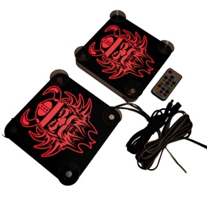 Set Embleme LED Interior VOLVO VIKING – Modul Curcubeu, 15 Culori, 200 efecte dinamice, USB